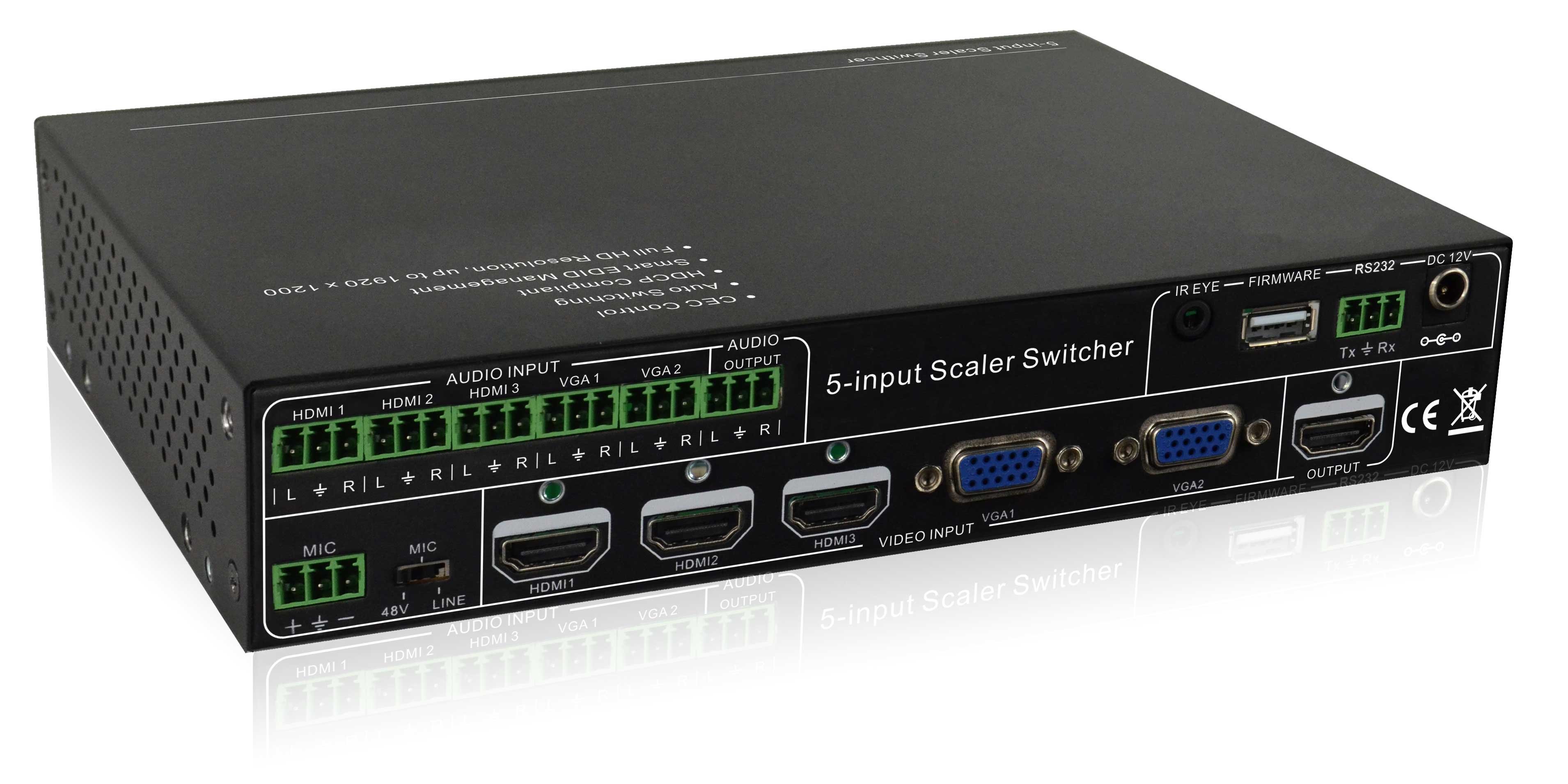 SCA51T - Sélecteur Scaleur HdBaseT / HDMI 70 mètres + TP402R inclus